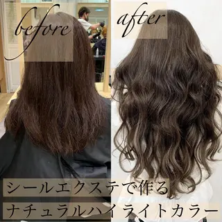 ロング カラー ヘアアレンジ TATSUYA アートディレクターのヘアスタイル