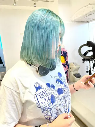 ミディアム カラー 🇰🇷カルマパーマ kaito🇰🇷のヘアスタイル