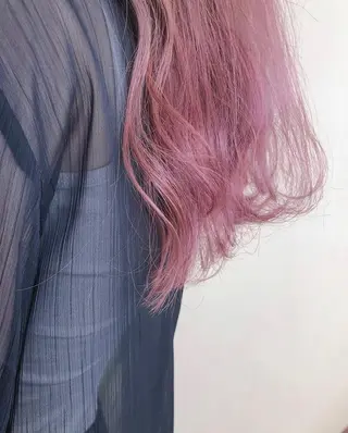 ロング 🫧艶ハイトーン ブリーチ🫧シモのヘアスタイル