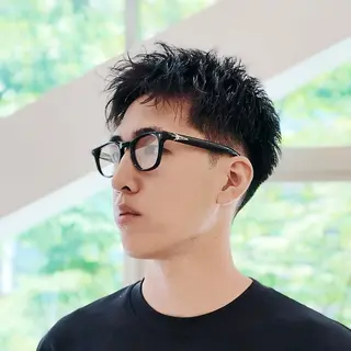 ショート パーマ メンズ SALOWIN名古屋Suite店所属・名古屋のメンズ特化 美容師/わたるのヘアスタイル