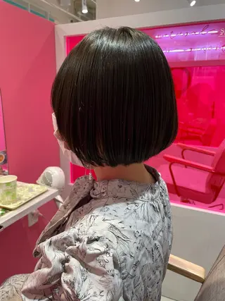 ショート パーソナルカラー 藤本夢のヘアスタイル