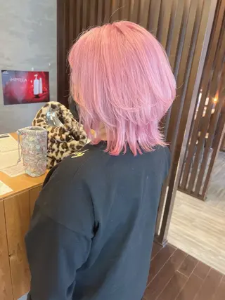 ミディアム カラー 具志 正太のヘアスタイル