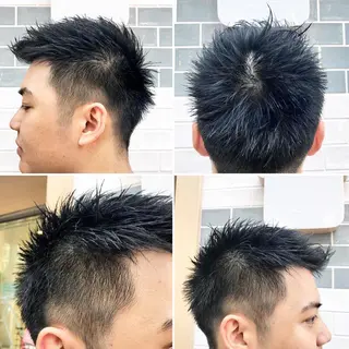 ショート メンズ "PEPPU "所属・派手髪、ハイトーン ショートヘアShinのヘアスタイル