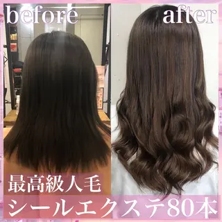 ロング カラー パーマ ヘアアレンジ 八巻 晴香のヘアスタイル