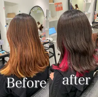 セミロング 【酸性ストレート】 宮下和明のヘアスタイル