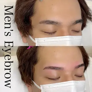 メンズ アイブロウ WHITEEYE堺東 店長/藁粥　明の眉毛・アイブロウイメージ