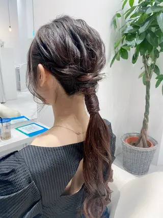 ヘアアレンジ 清川 椿咲のネイルデザイン