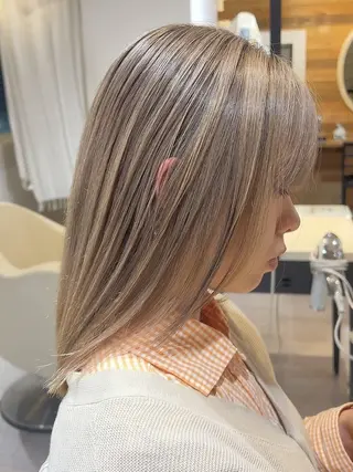 セミロング カラー メンズパーマ/ メンズカット/タクヤのヘアスタイル