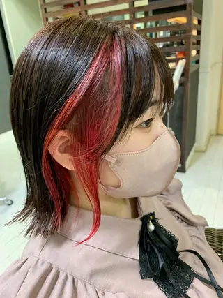 ミディアム マルナ本店 ペコのヘアスタイル