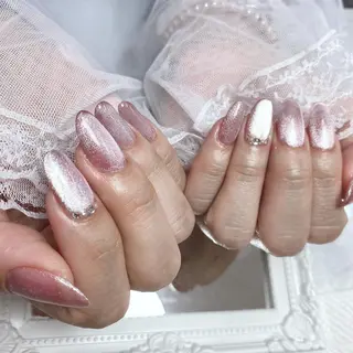 ロング ネイル 石原 夕華のネイルデザイン