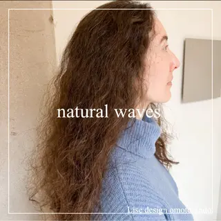 セミロング カラー パーマ ヘアアレンジ メンズ 表参道Lise おおいしおりのヘアスタイル