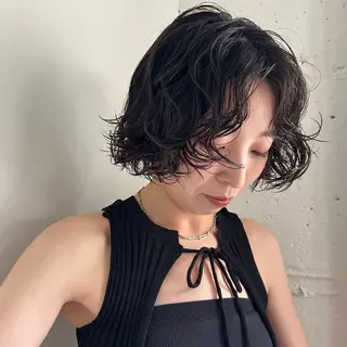 ショート パーマ パーマ/ボブ 似合わせヘア/ショウのヘアスタイル