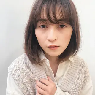 セミロング GLROW haruhiのヘアスタイル