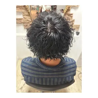 パーマ メンズ メンズパーマ 次元のヘアスタイル