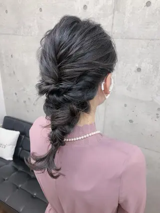 ロング ヘアアレンジ MeL 横浜/ ＭＩＨＯのヘアスタイル