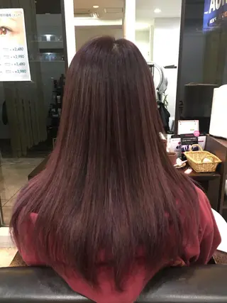 ロング カラー 阿久津 泰幸のヘアスタイル