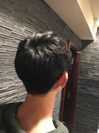 ミディアム メンズ ヒロ銀座所属・牧 颯斗のヘアスタイル