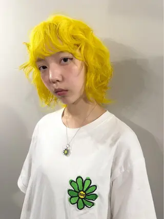 ミディアム カラー ii所属・ハイトーンカラー /代々木【あまね】のヘアスタイル