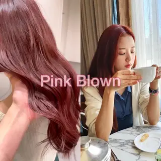 ロング カラー La Blessグランサロン梅田店所属・梅田美容室/ブリーチ なし/レイヤーカットのヘアスタイル