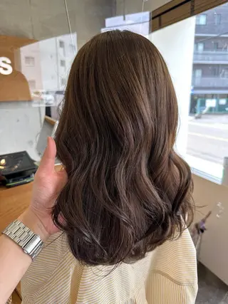 セミロング 後藤 千絵のヘアスタイル