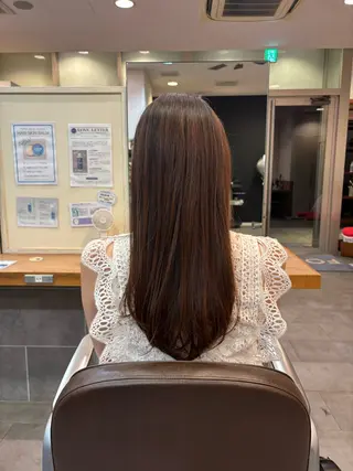 ロング 増田 枝里子のヘアスタイル