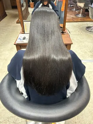 ロング 竹川菜海 /髪質改善/縮毛矯正のヘアスタイル