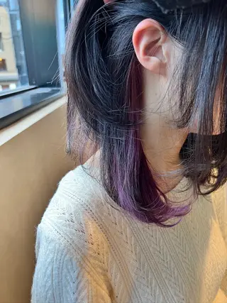 ミディアム カラー 🌐👽フクイ キララ🌎💎のヘアスタイル