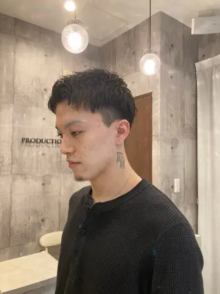 ショート メンズ HairSalon Productions所属・ハマノ ミユのヘアスタイル
