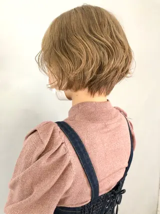 ショート SALOWIN原宿AROA店所属・縮毛矯正、 押野七大のヘアスタイル