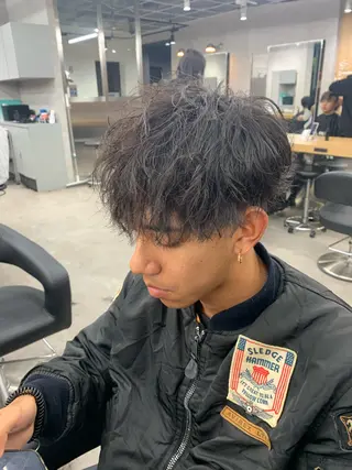 ショート パーマ メンズ ⚡️メンズ特化⚡️ RYUKIのヘアスタイル