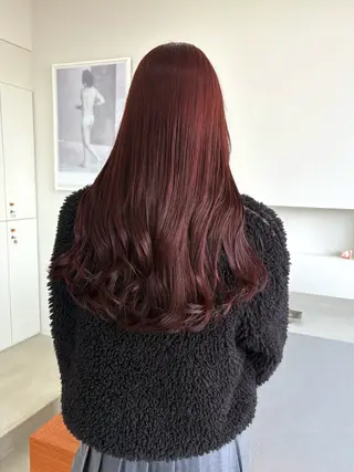 ロング カラー 🎀レイヤーカット 韓国ヘア🎀maiのヘアスタイル