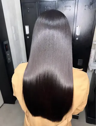 ロング XYZ所属・縮毛矯正/髪質改善 韓国風/MIKIYAのヘアスタイル