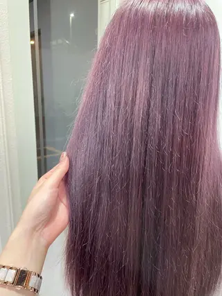 セミロング カラー 向日葵🌻 /レディースカットのヘアスタイル
