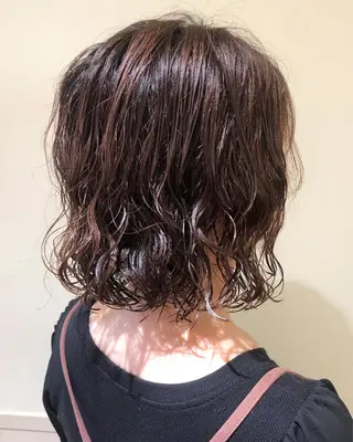 ショート パーマ さかい なつみのヘアスタイル