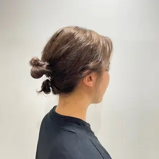 ミディアム カラー LUAU Ao cahoのヘアスタイル