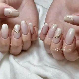 ネイル Nail salon Roovely 代官山店【ネイルサロンルブリー】所属・roovely Rumi/ニュアンスのネイルデザイン