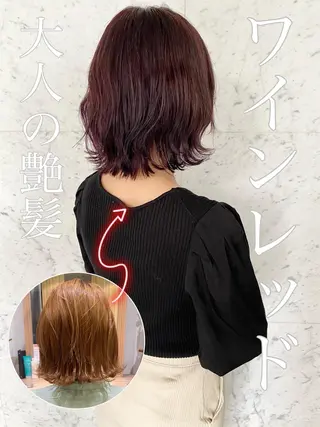 ミディアム カラー 寺内 紳悟のヘアスタイル