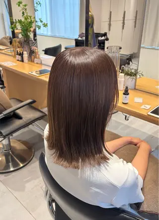 ミディアム カラー girlyhair 🤍mikuのヘアスタイル