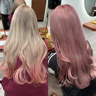 ロング カラー 立川✨ブリーチ/ ケアブリーチ特化✨のヘアスタイル