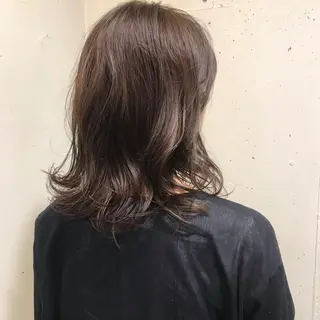 ミディアム カラー 嶋田 直美のヘアスタイル