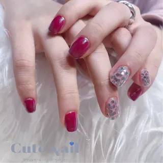 ネイル GO TODAY SHAiRE SALON原宿 Liber所属・️🫧もこ 艶感ネイル🫧のネイルデザイン