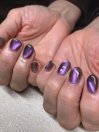 ネイル 𝐴𝑁𝑈𝐸 深爪育成専門サロンのネイルデザイン