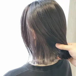 ミディアム カラー レイヤーカット/ ウルフカット/大橋 のヘアスタイル