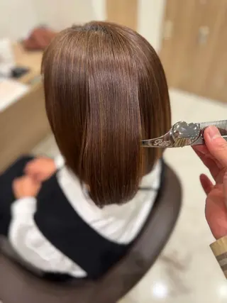 ミディアム カラー 指原 仁のヘアスタイル