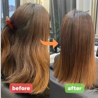 白髪ぼかし 👒堀江・ヨンスクのヘアスタイル