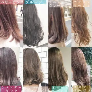 ロング カラー パーマ ヘアアレンジ シェアサロン salowin所属・✨ブリーチなし透明感 カラー🥇ユースケのヘアスタイル