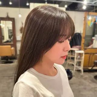 ロング カラー コキャン所属・ハラダ シンジのヘアスタイル