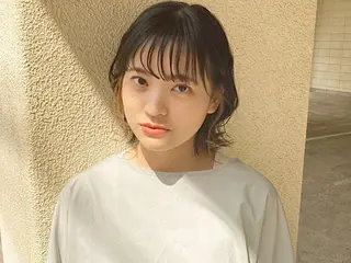 ショート カラー ヘアアレンジ ボブ/暖色/透明 感カラー/Sachiのヘアスタイル