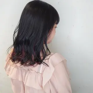 ミディアム カラー E Komo hair所属・Wow❕E Komo hair 永井一輝のヘアスタイル