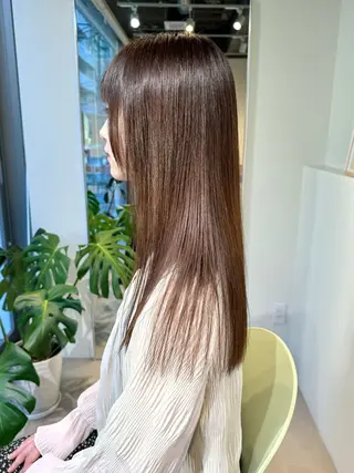 セミロング eto所属・髪質改善スペシャリス ト長尾勇弥/梅田中津のヘアスタイル